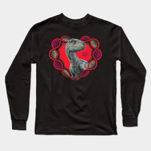 Jurassic World Blue the Raptor Valentine’s Day Long Sleeve T-Shirt